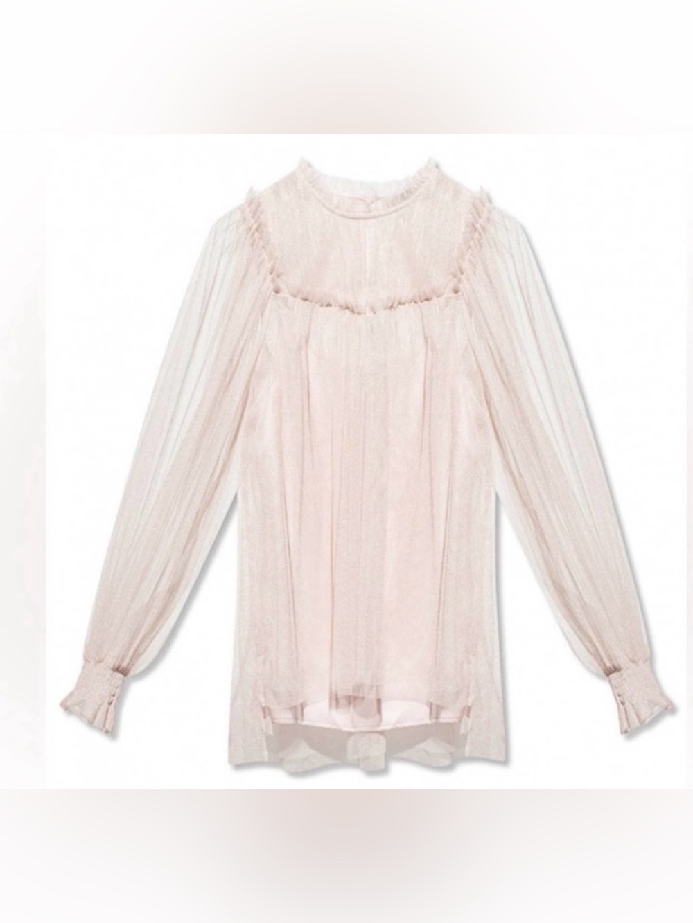 All Saints Perri Tulle Blouse